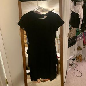 Black scalloped dress